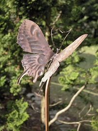 Schmetterling aus Kupfer